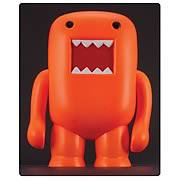 Domo 4-Inch Black Light Orange Vinyl Figure